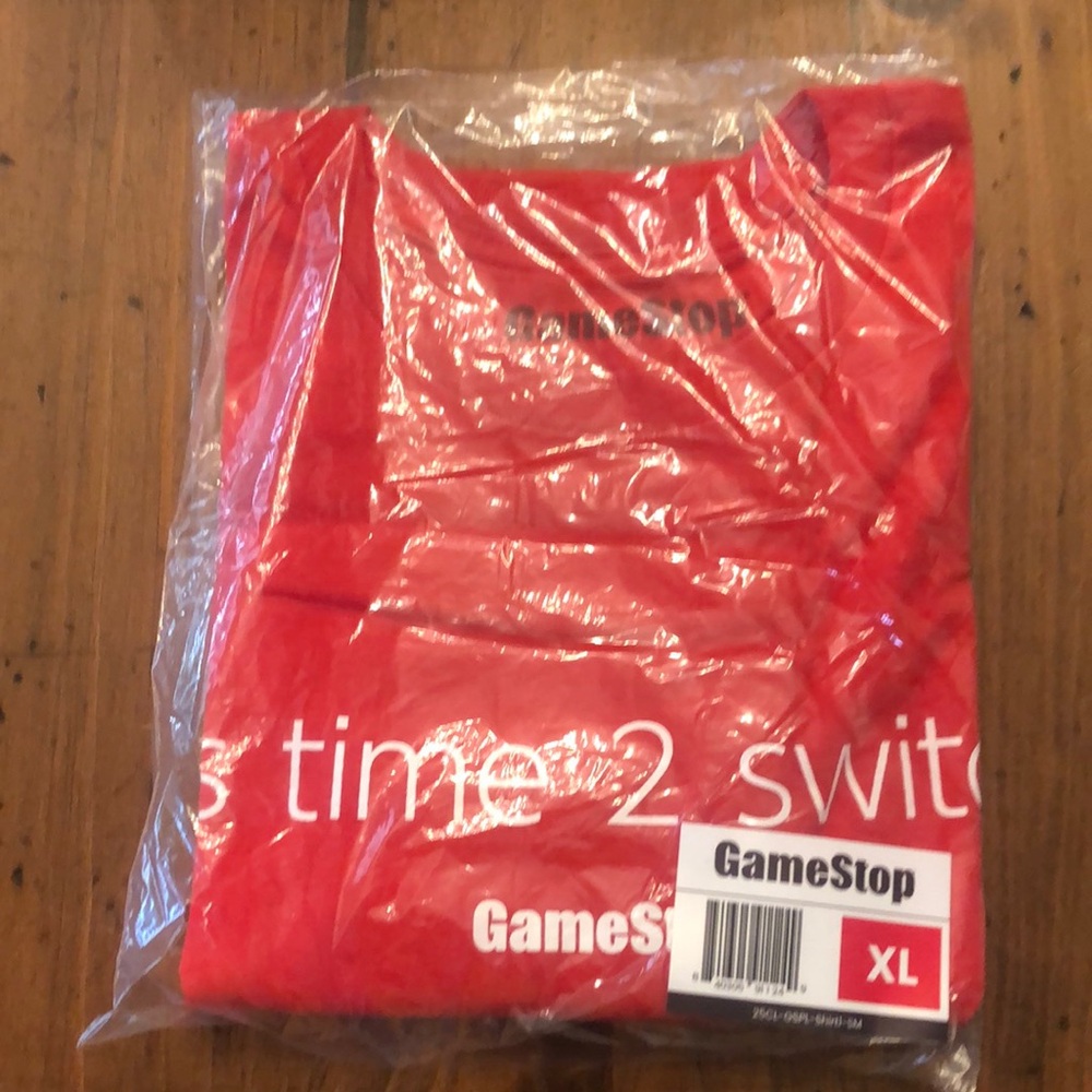 GameStop Red Graphic T-Shirt XL